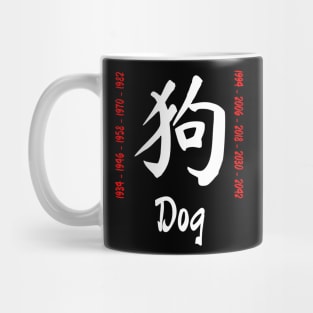 Year of the dog Chinese Character Mug